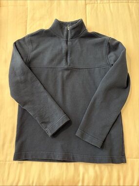 Southern Tide Boys Navy Half-Zip Pullover